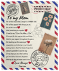 To Mom Postcard Blanket | From Son