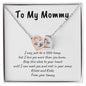 Bump to Bliss: Interlocking Hearts Necklace for Mommy-To-Be
