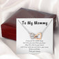 Bump to Bliss: Interlocking Hearts Necklace for Mommy-To-Be