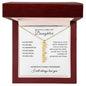 To My Beautiful and Brilliant Daughter Personalized Name Necklace