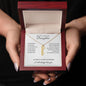 To My Beautiful and Brilliant Daughter Personalized Name Necklace