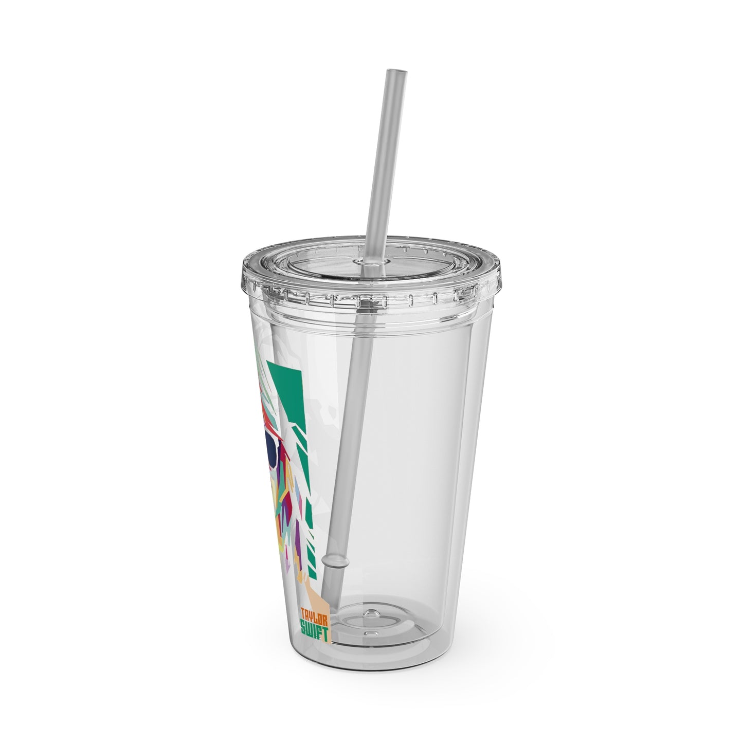 Swift Artistic Portrait Clear Tumbler