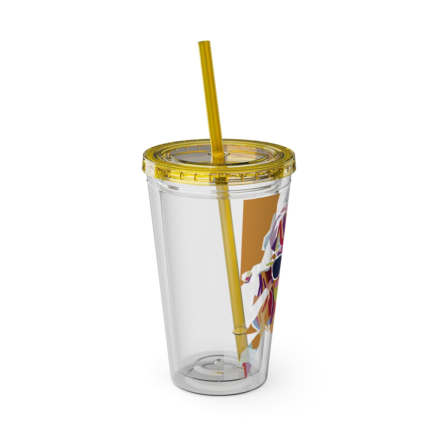 Swift Artistic Portrait Clear Tumbler