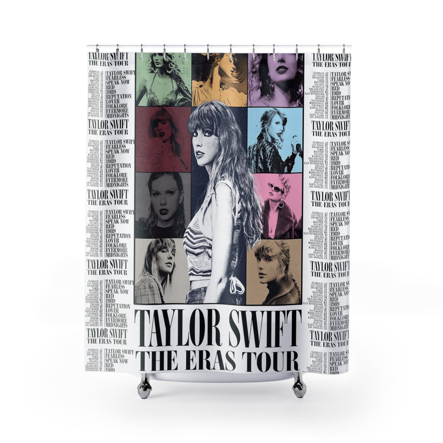 Taylor Swift Eras Tour Shower Curtain