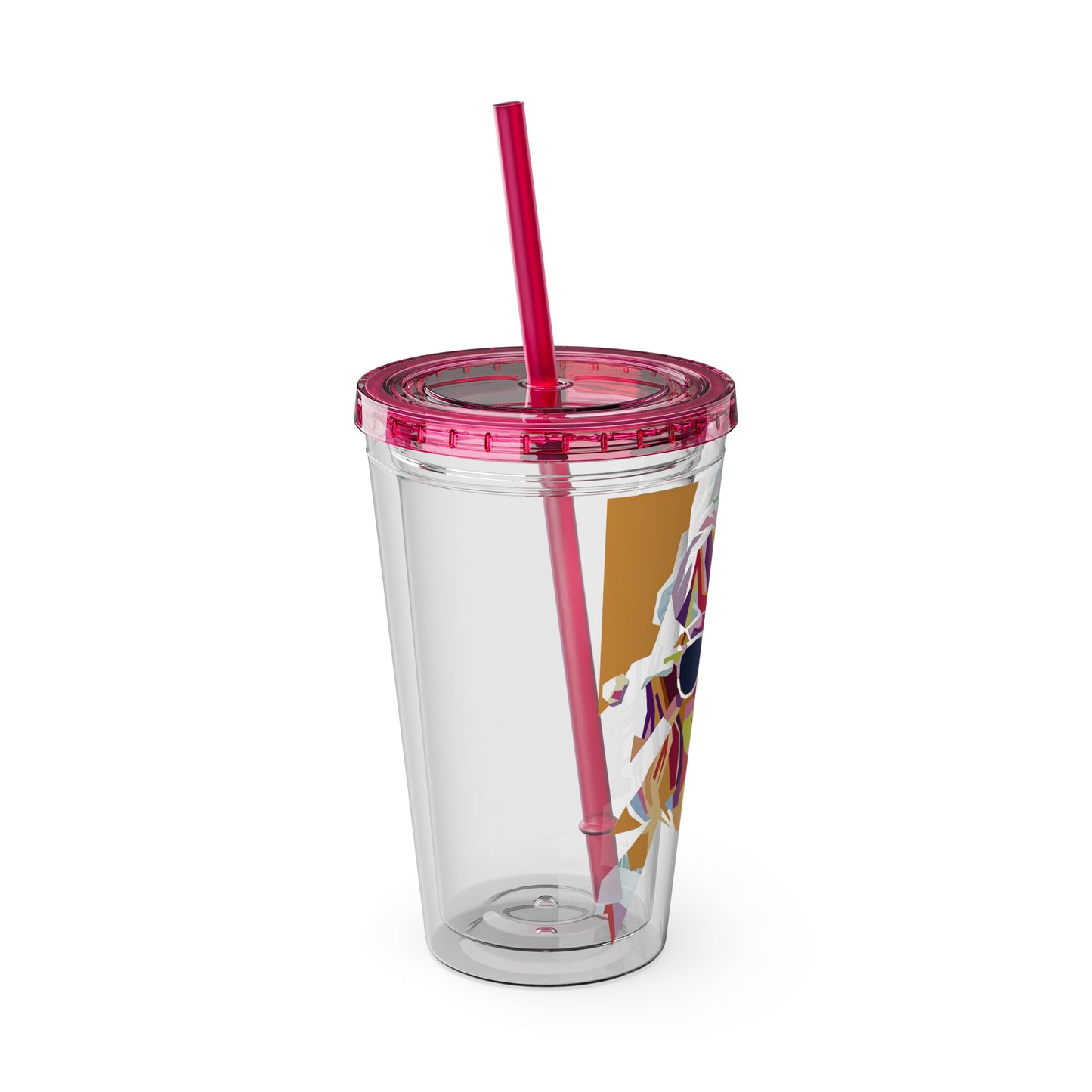 Swift Artistic Portrait Clear Tumbler