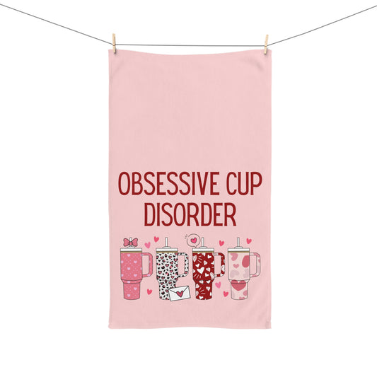 Obsessive Cup Disorder Stanley Valentine's Hand Towel