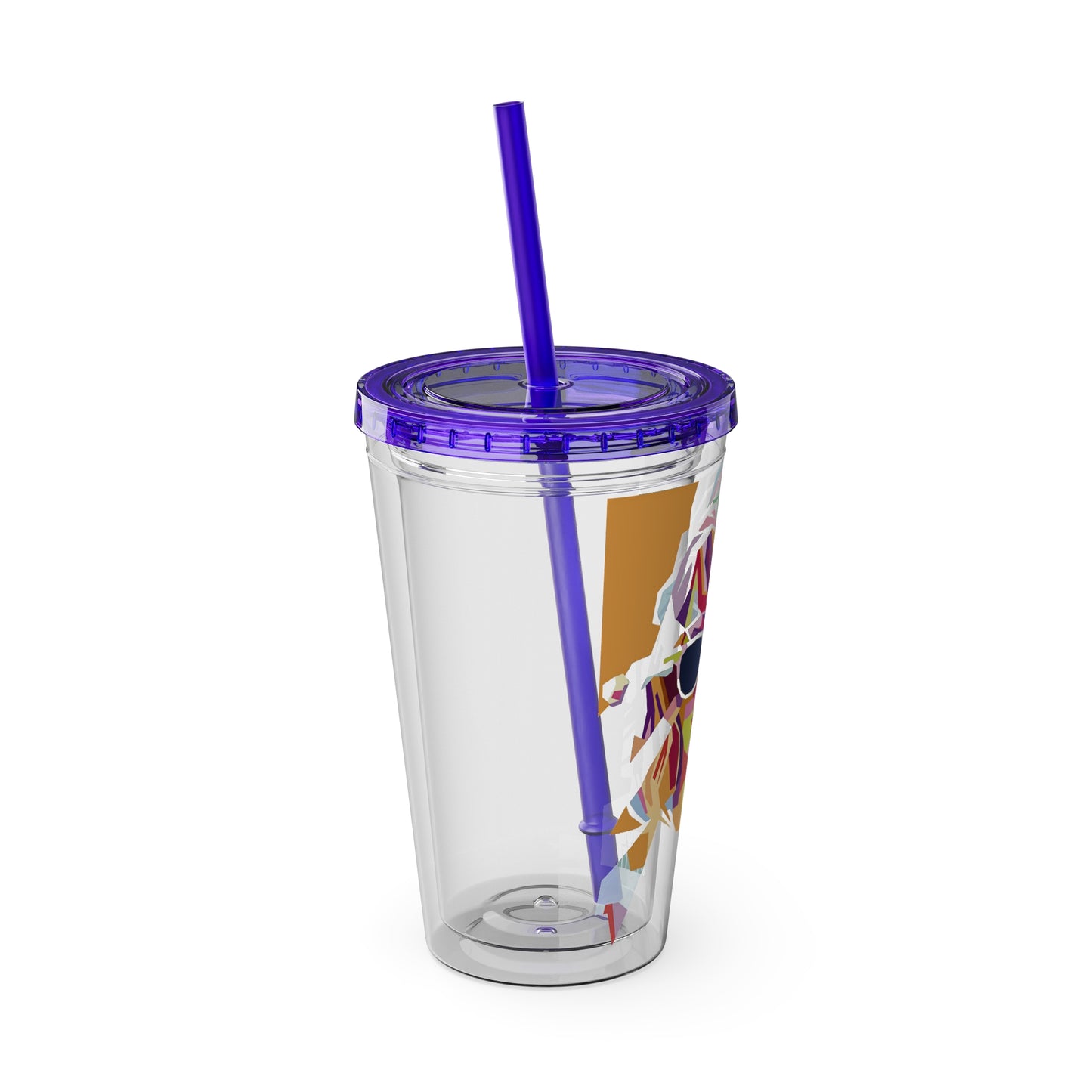 Swift Artistic Portrait Clear Tumbler