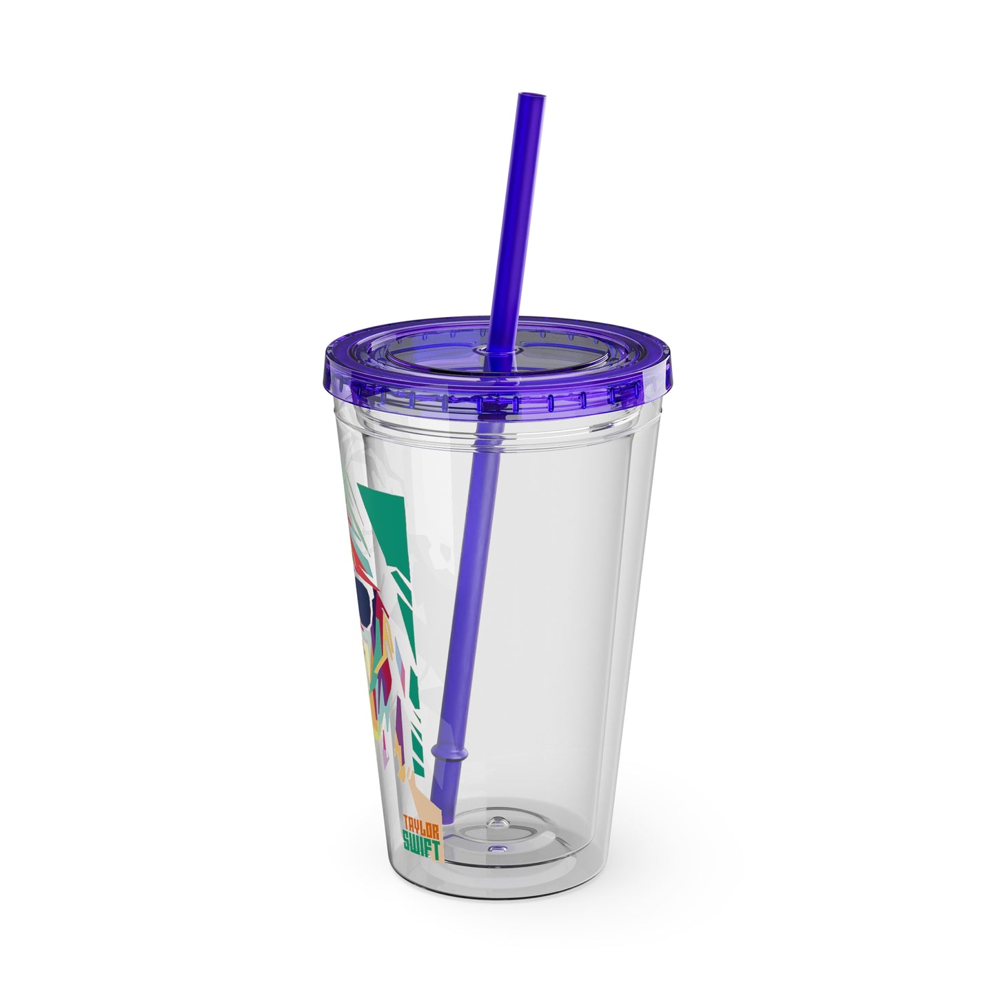 Swift Artistic Portrait Clear Tumbler