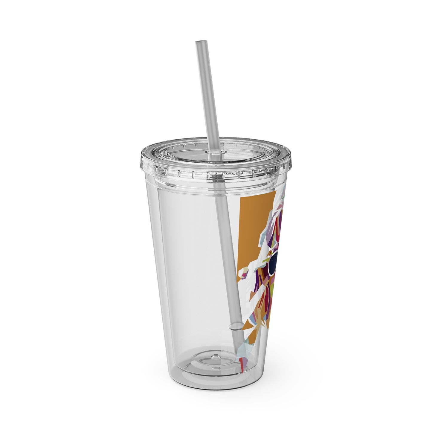 Swift Artistic Portrait Clear Tumbler