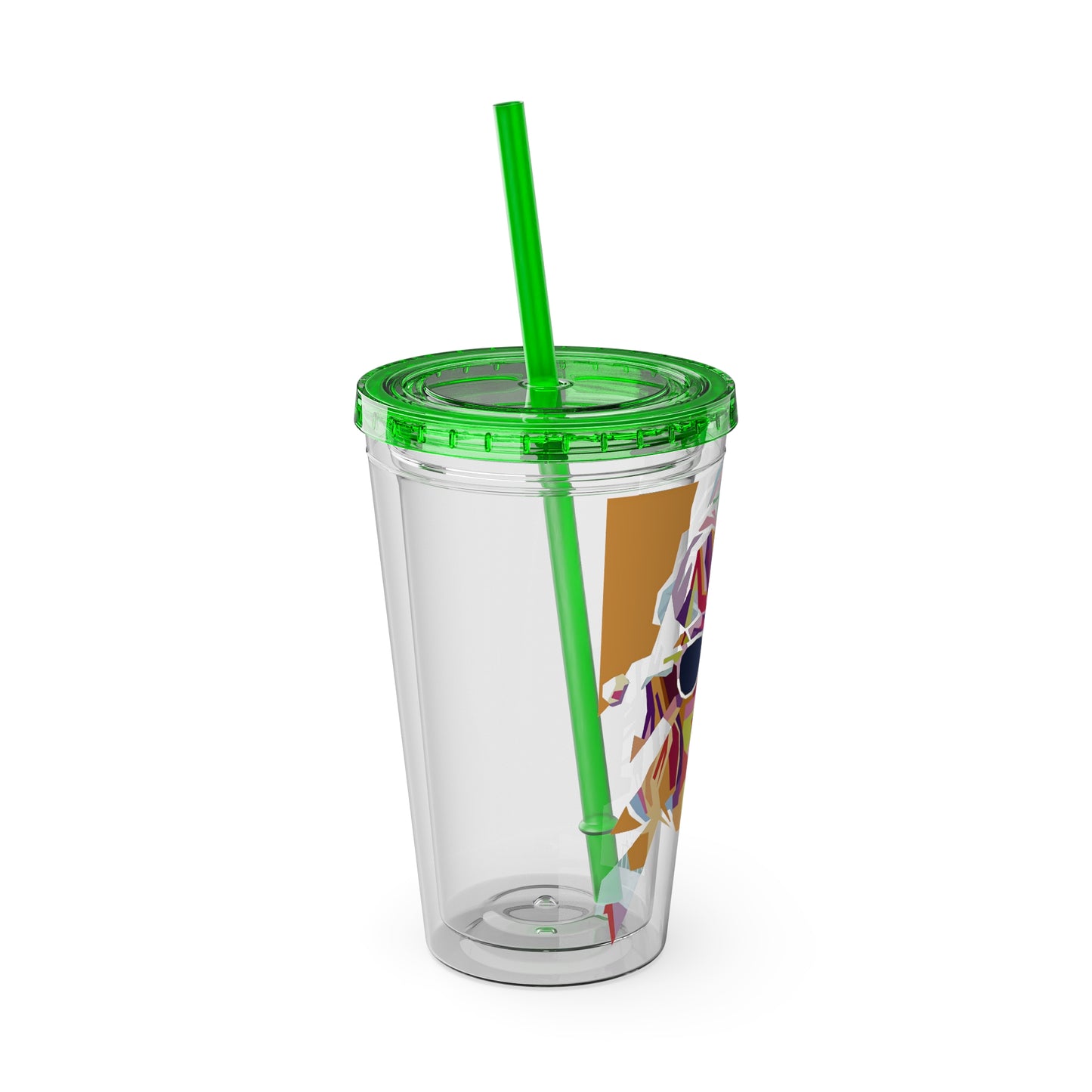 Swift Artistic Portrait Clear Tumbler