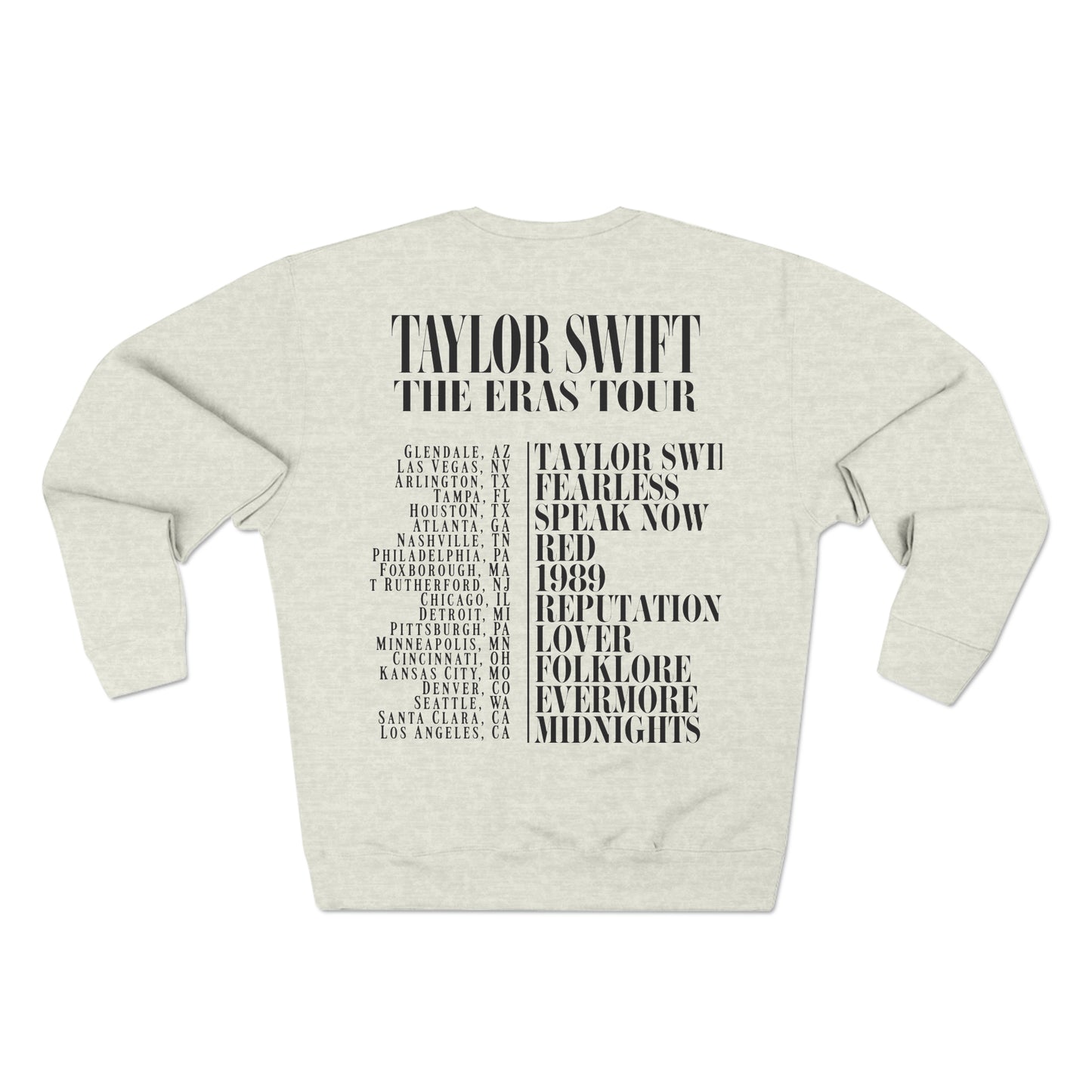 Taylor Swift Eras Tour Concert Sweatshirt