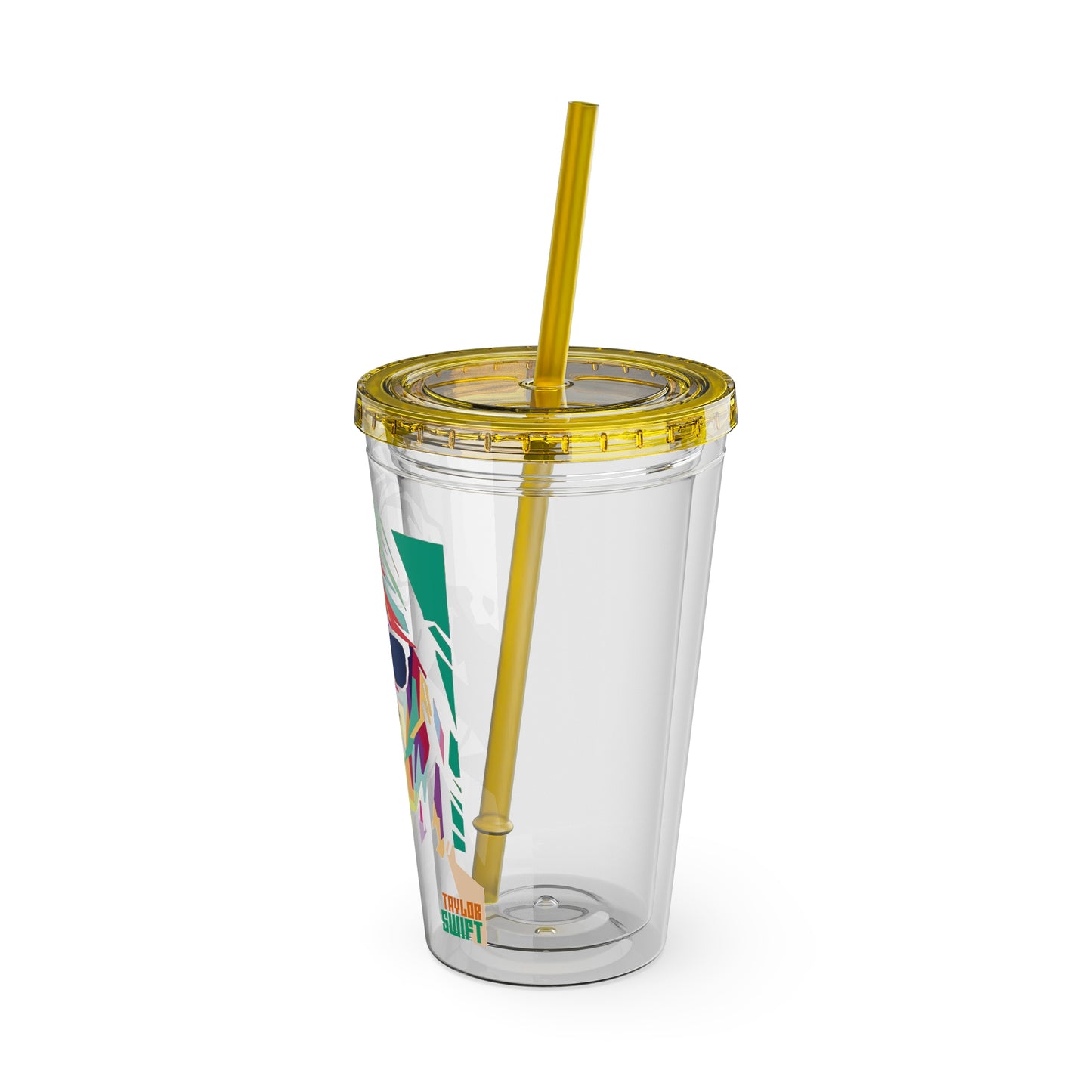 Swift Artistic Portrait Clear Tumbler