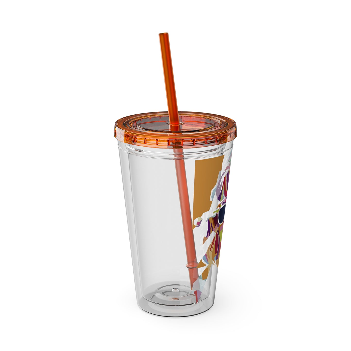 Swift Artistic Portrait Clear Tumbler