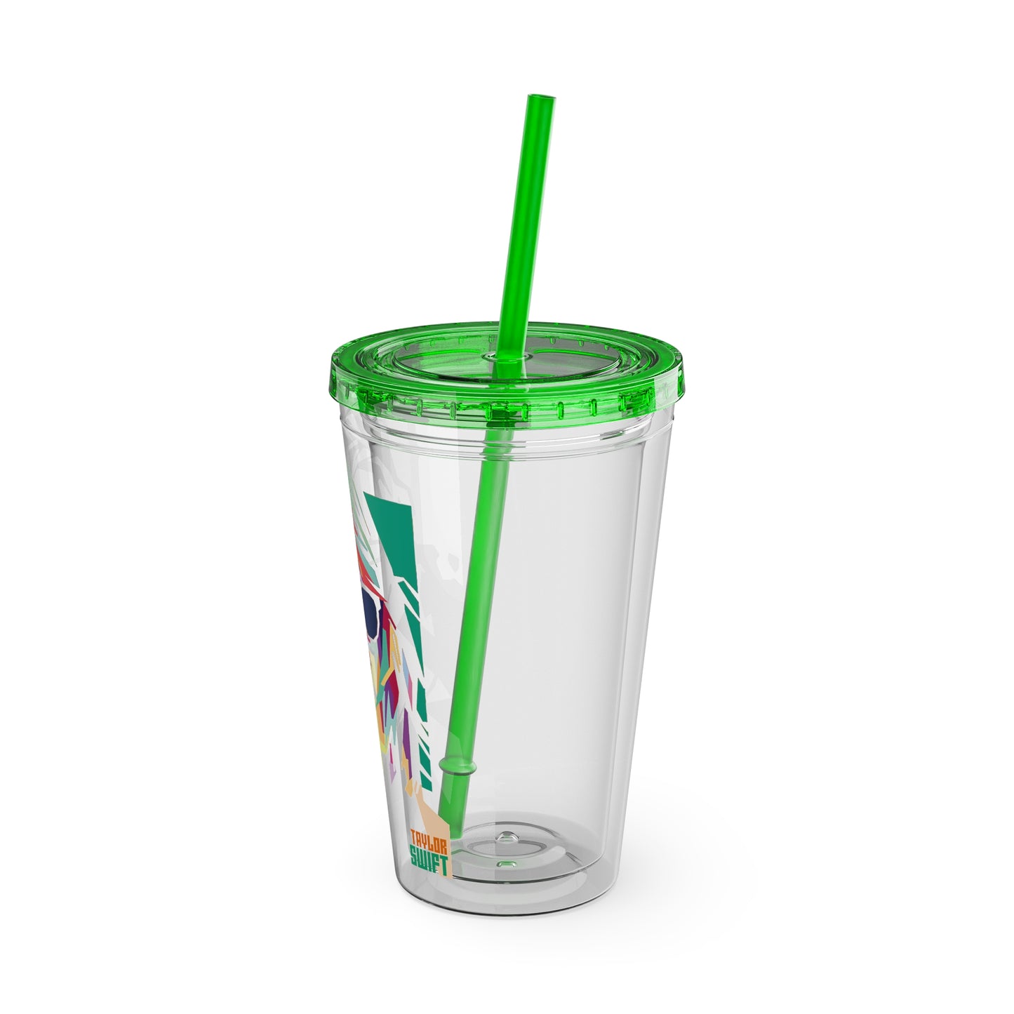 Swift Artistic Portrait Clear Tumbler