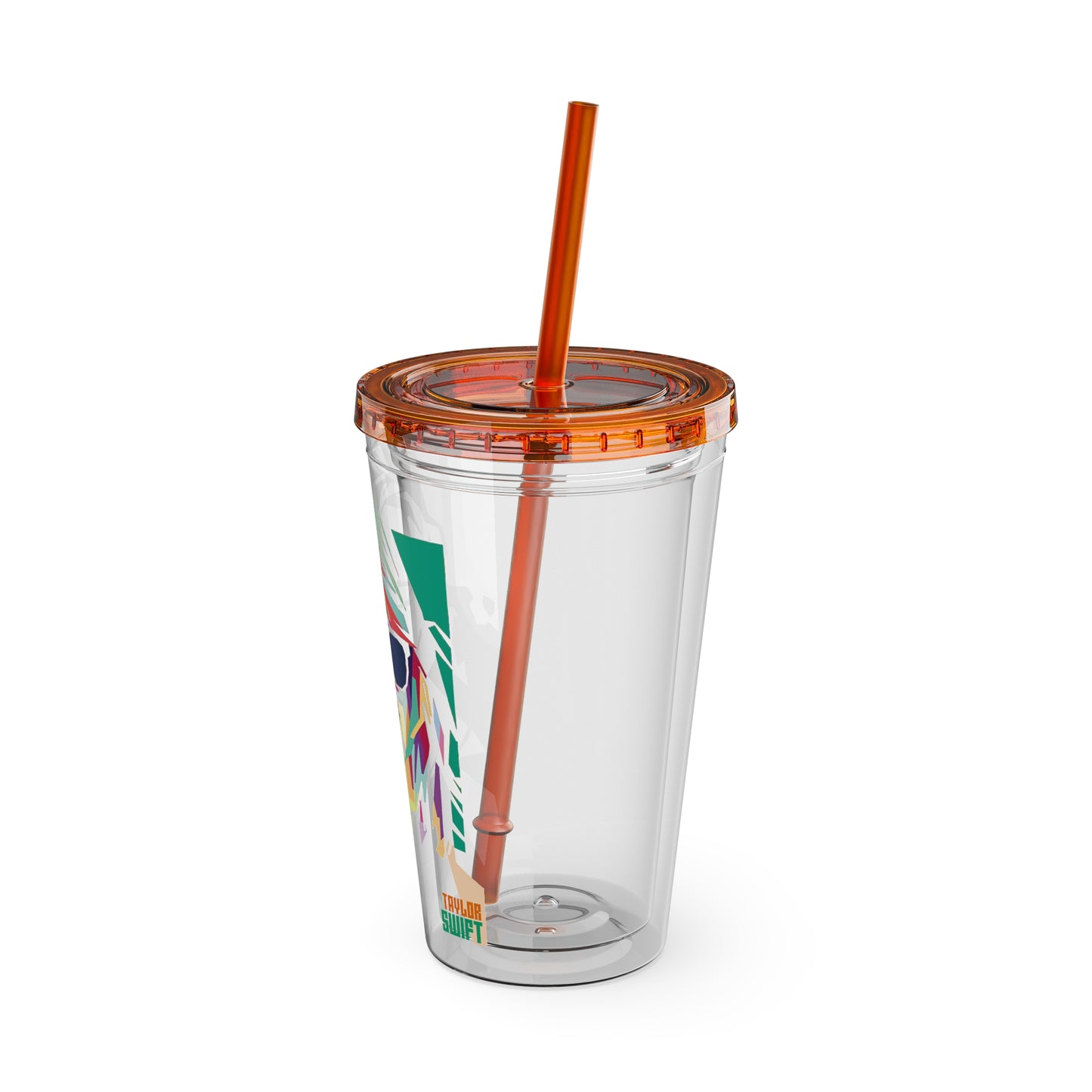 Swift Artistic Portrait Clear Tumbler