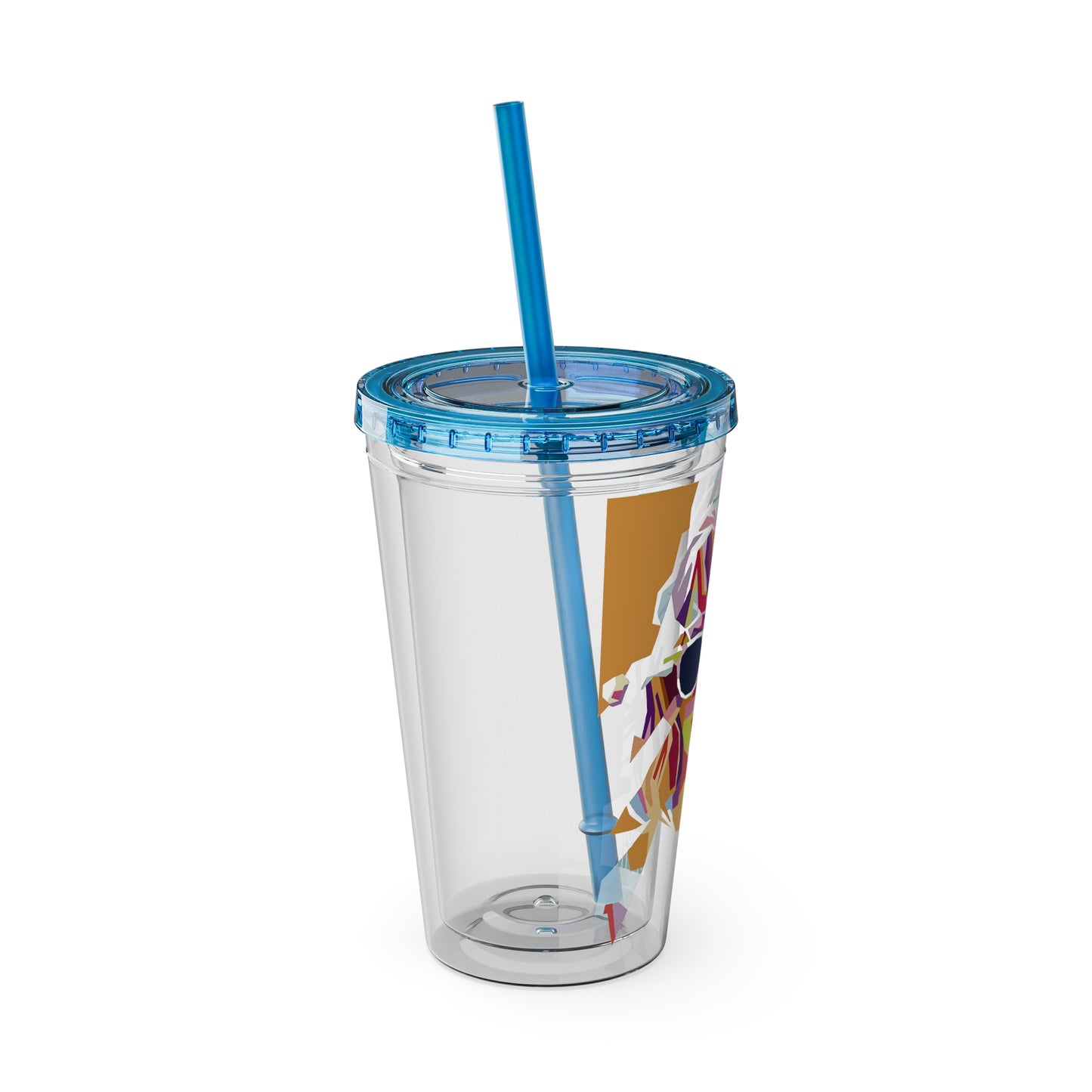 Swift Artistic Portrait Clear Tumbler