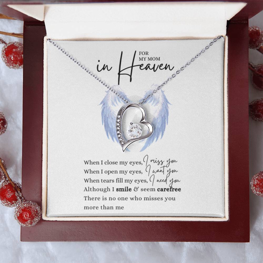 For My Mom in Heaven | Forever Love Necklace