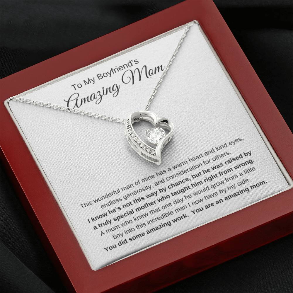 To My Boyfriend's Amazing Mom | Forever Love Necklace