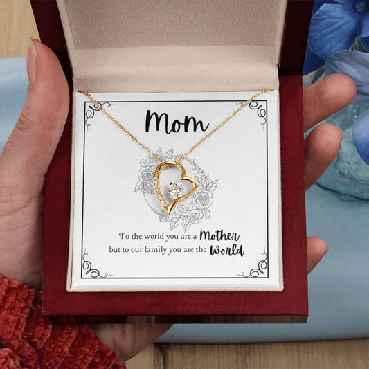 Mom, You Are the World | Forever Love Necklace