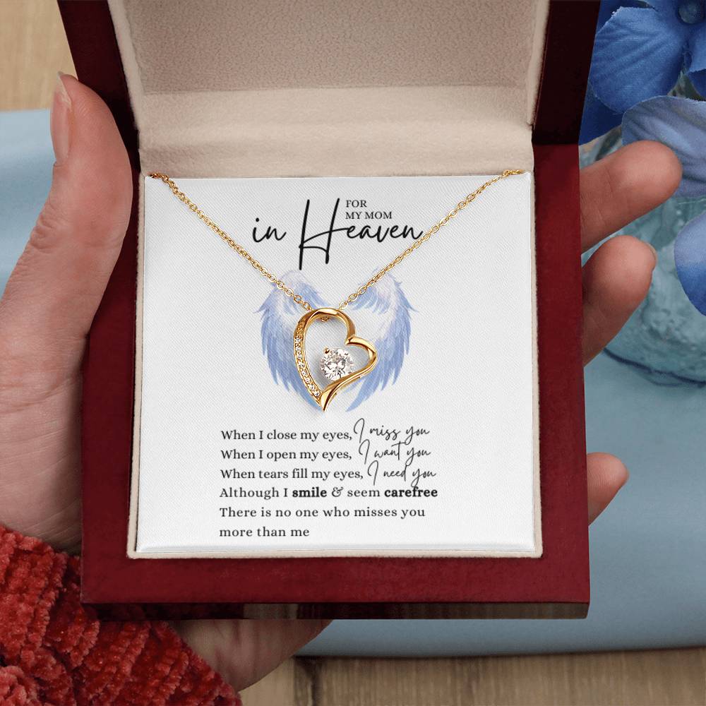 For My Mom in Heaven | Forever Love Necklace