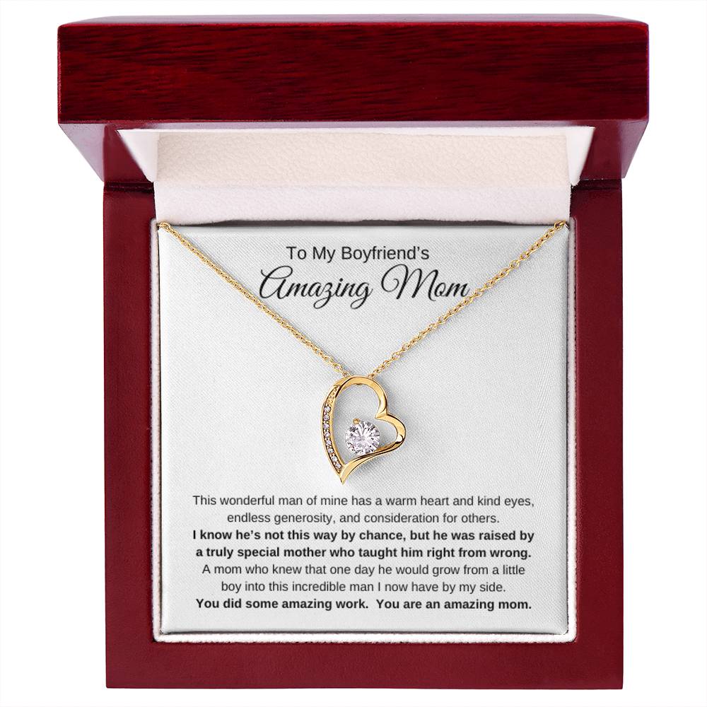 To My Boyfriend's Amazing Mom | Forever Love Necklace