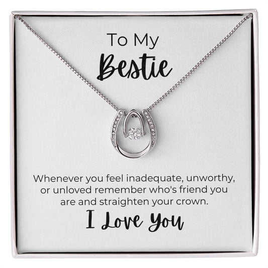 Forever Friends | To My Bestie | Lucky with You Necklace