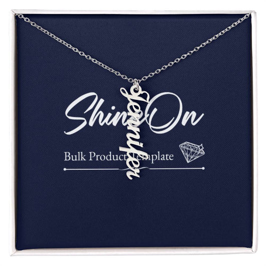 Multiple Names Necklace Template