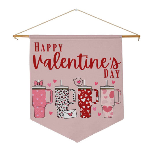 Happy Valentine's Stanley Wall Pennant